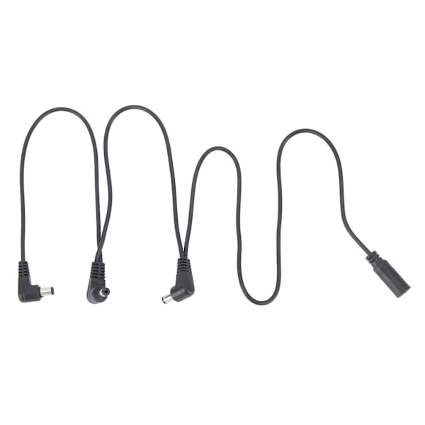 Gitarpedal Strømforsyningskabel 1 til 3-veis PVC Kobberkjerne Støyisolasjon Effektpedal Strøm Adapterledning