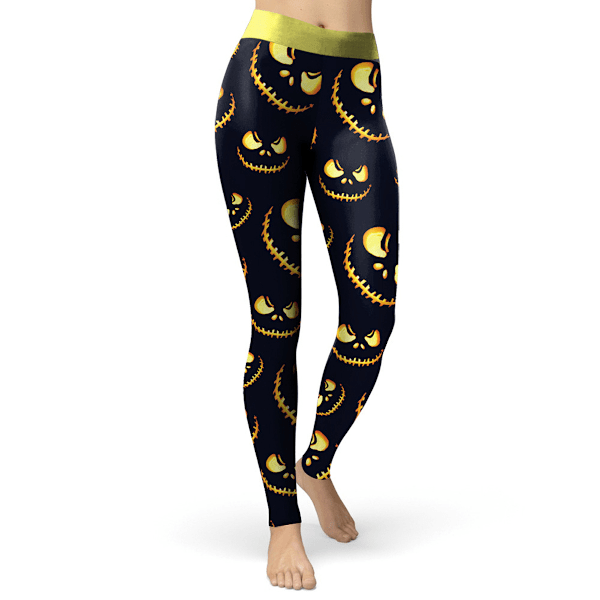 Naisten Printtilegginsit Halloween-Legginsit Halloween-Puku Legginsit Joustava Hauskat Juoksuhousut Tights Workout Legginsit Housut