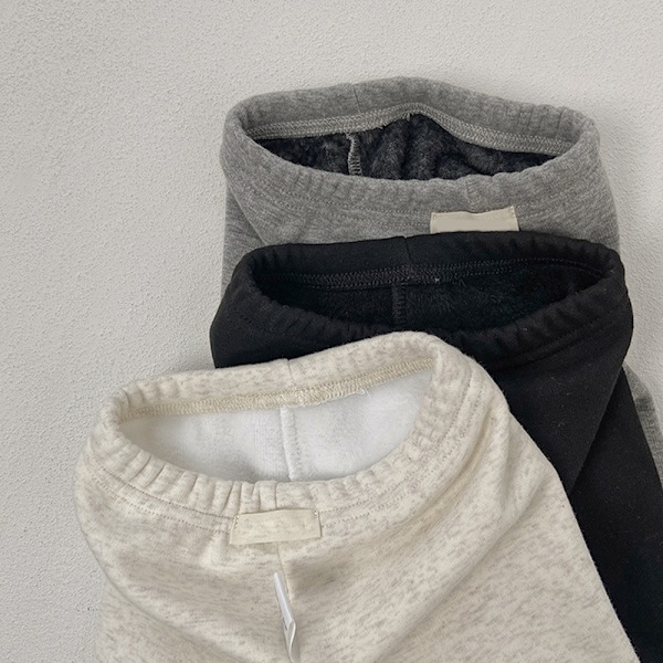 Vauvan erittäin paksu lämpimä fleece-housut vauvan syksy- ja talviplussahousut (musta)