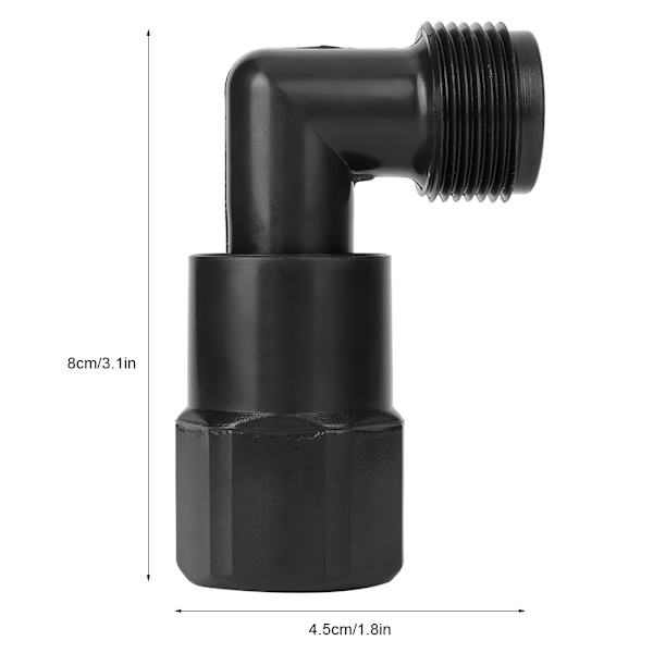 G3/4 tommer Han-Gevind Plast Roterende Vandvandingssprinkler Albue Tilbehør (1 stk)
