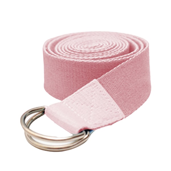 Yoga Strap med Justerbar D-Ring Spænde - til Daglig Strækning, Yoga, Pilates, Fitness