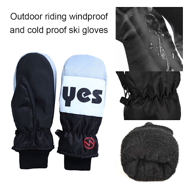 Vattentäta vinterhandskar, snöhandskar för skidåkning, snowboard