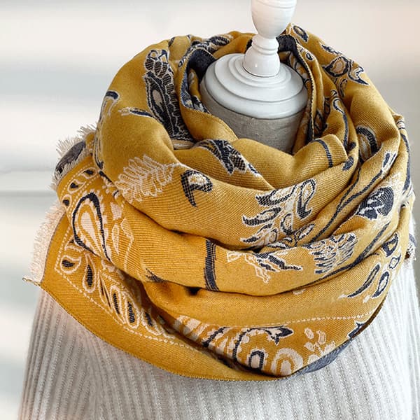 Store Pashmina Tørklæder og Wraps til Kvinder Ekstra Blød Kashmir-lignende Plaid Dame Efterårstørklæder Sjaler og Wraps til Bryllup[TT]