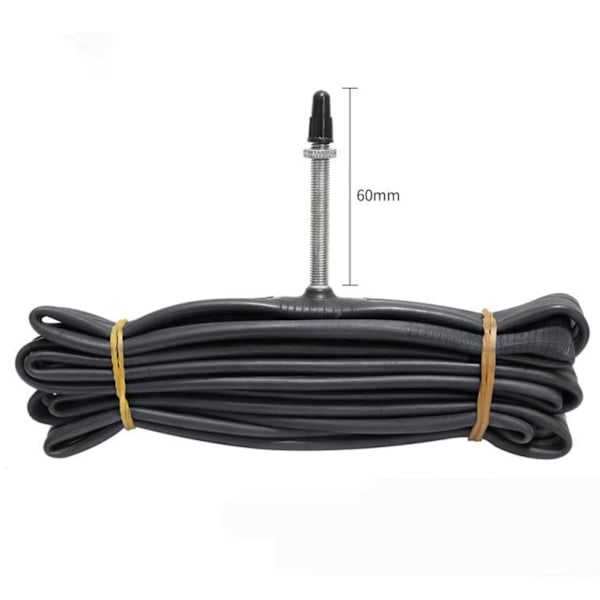 2 kpl Sisäkumit Vaihto Renkaat Butyylikumi Polkupyörä Taittuva Pyörä Rengas 700 x 23/25C Ranska Venttiili 60 mm