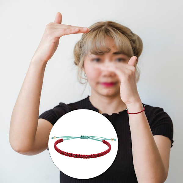 4 stk Justerbare Armbånd for Kvinner, Smykketilbehør for Kvinner og Tenåringsjenter, Lykke