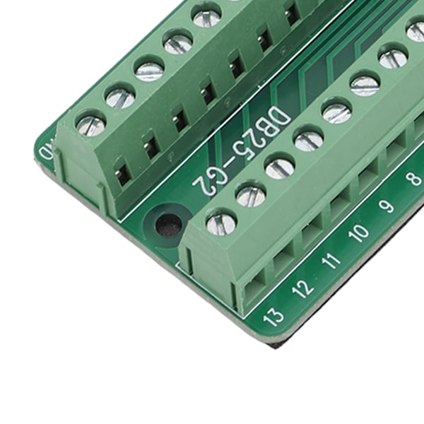 25-polig Terminalblockanslutning Signalmodul Skruvtyp PCB-terminalbräda för kommunikationsfelsökning DB25‑G2 Hankontakt