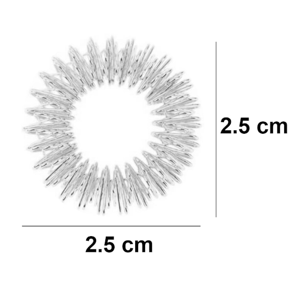 10 st Fingerringar - Mini Fjäderavlastande Fingerringar för Barn och Vuxna