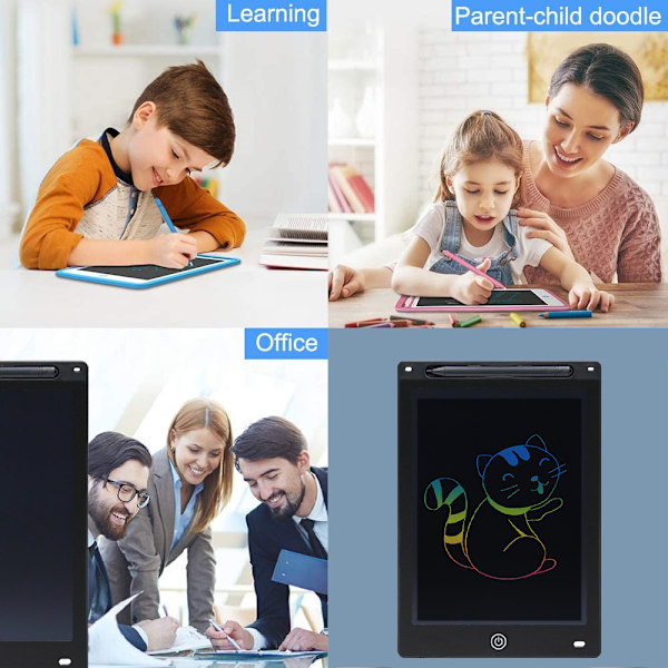 Värillinen piirustus LCD-tabletti lelu kirjoitus tabletti joululahja