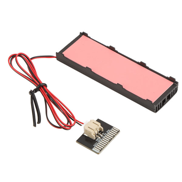 M.2 NGFF NVME SSD Kylare Fyrdubbel Värmeavledning 5V Fläkt SATA Port Strömförsörjning SSD Kylare Svart