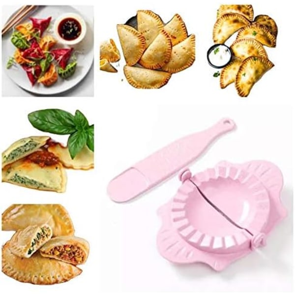 Dumpling Maker – Set med form och sked – Multipurpose Dumpling Press för Ravioli, Empanadas, , Pajer, Pierogi – Degpress för