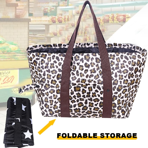 Blød Stor Utility Tote, Foldbar Genanvendelig Opbevaringspose Termisk Tote Taske til Kontorarbejder Picnic Vandreture Strand Fiskeri