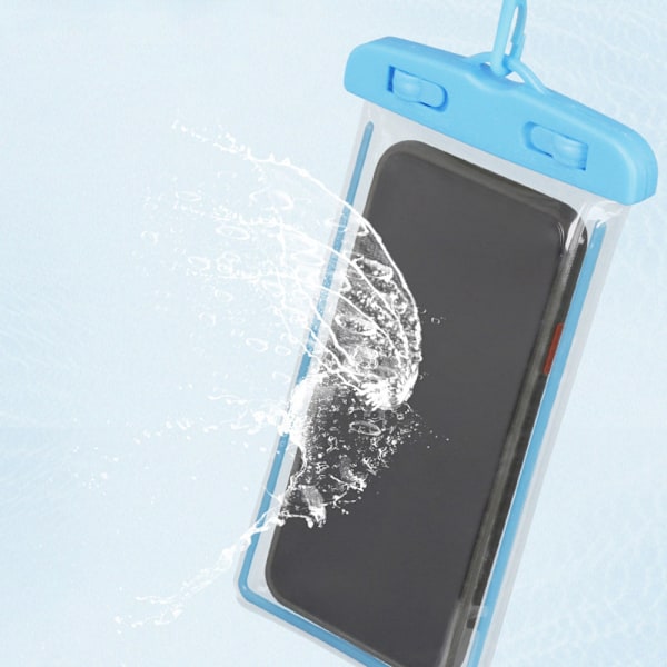 Vanntett Telefonveske 2-pakning, Universal Mobiltelefon Vanntett Undervannsveske Tørrpose