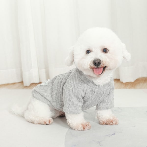 Hundetøj Lille hund varm og behagelig sweater om vinteren