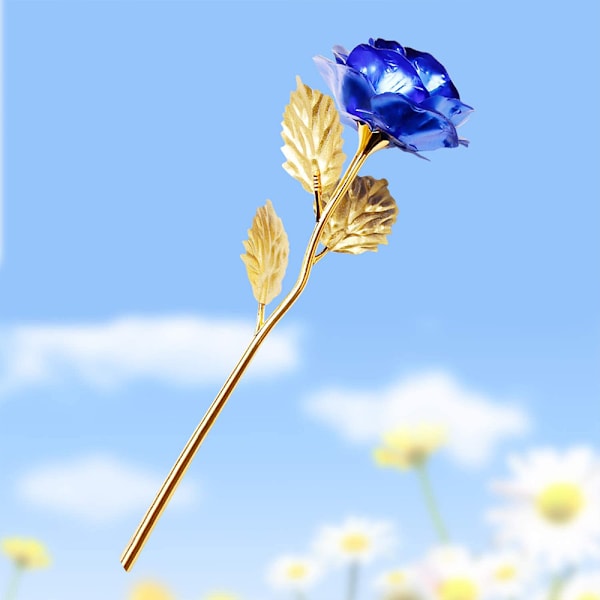 Förgylld Rosblomma, Konserverad Rosblomma, Aldrig Vissnande Roser Presenter Present Idé för Alla Hjärtans Dag, Mors Dag, Thanksgiving Day, Jul,