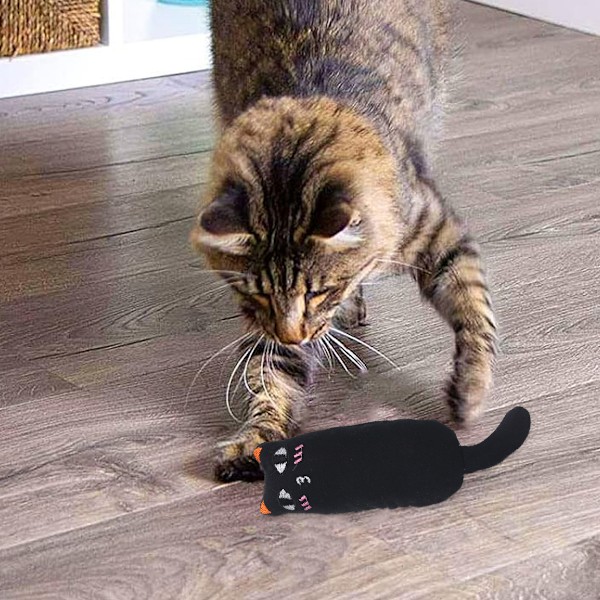Kattegræs Legetøj, Katte Tyggelegetøj Bidresistent Kattegræs Legetøj til Katte, Kattegræs Fyldt Tegneserie Mus Katte Tandpleje Tyggelegetøj