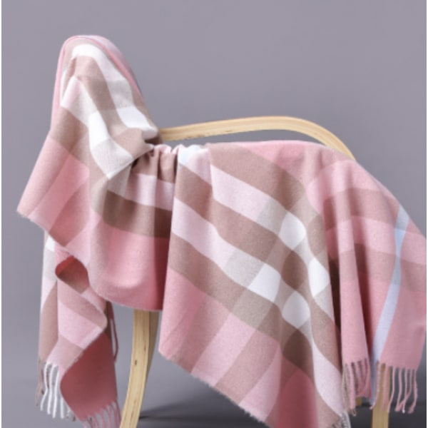 1PCS plaid autumn and winter thickening warm classic scarf-08