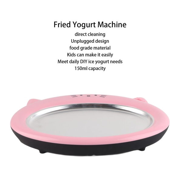 Fried Yoghurt Machine Unplugged Design Direkt rengöring Mat