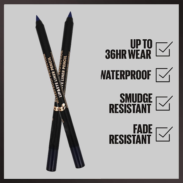 Gel Eyeliner Pennor, Långvarig Spetsbar Eyelinerpenna, Glider på Smidiga Gelpigment, Vattentät, 1 Styck