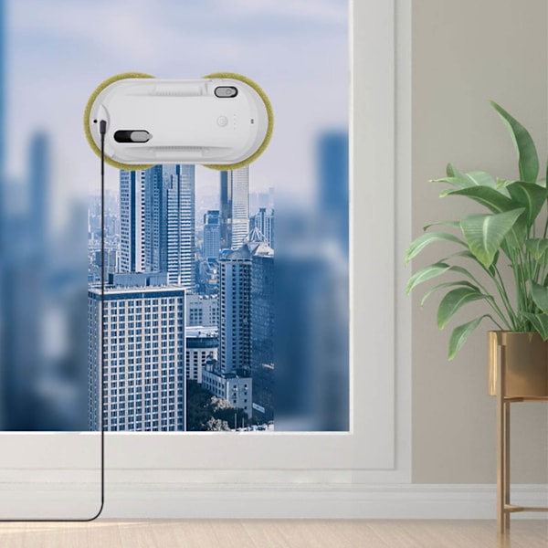 Fönsterputsrobot med Automatisk Vattenspray AC 100‑240V 650mah 2800pa Robotiserade Fönsterputsverktyg för Tuya APP AU-kontakt