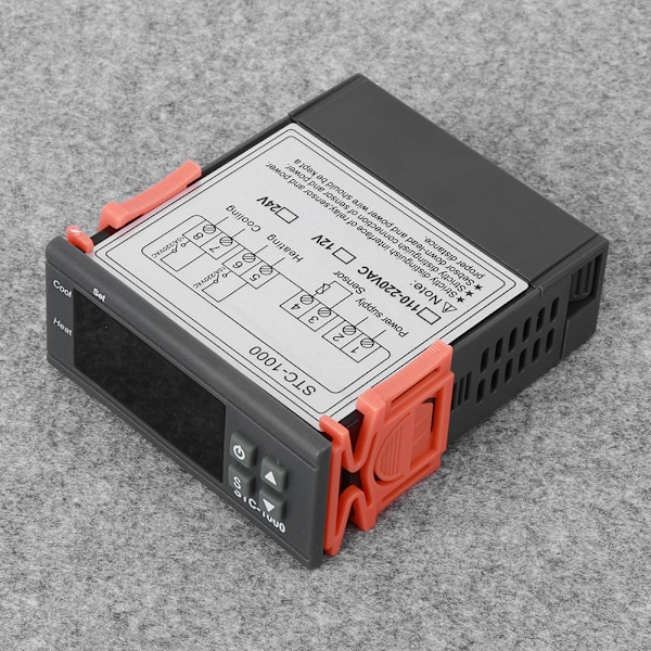 Temperaturregulatorbryter Akvarium Maskin Elektronisk Digital Display Mikrodatamaskin AC110~220V