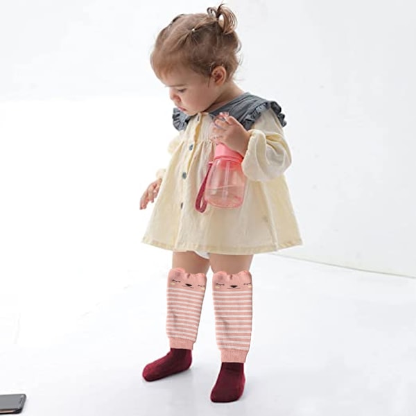 1 par Baby Toddler Benvärmare Knäskydd för Krypande Knäskydd i Olika Stilar