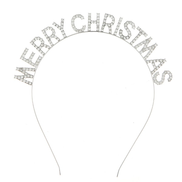 Julpannband, Xmas Rhinestone-hårband, färgglada