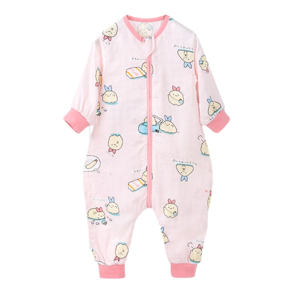 Babysovsäck, Sovsäck för Småbarn med Ben och Långa Ärmar, Bärbar Filt för Bebis