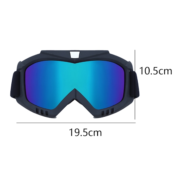 Motorcykelbriller snowboardbriller Mænds og kvinders UV-beskyttelse mod blænding