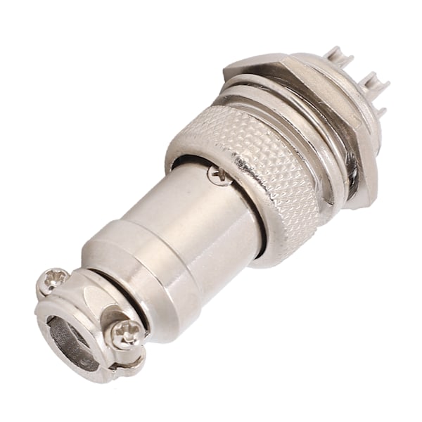 5 kpl Ilmailupistokkeet, Uros- ja Naarasjohdot, Paneelin Virta, Alusta, Metallivarusteet GX16 16mm 450V4pin