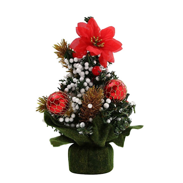 1 stk Mini Farverige Juletræspynt Markedsbord Dekoration 20cm (#4)