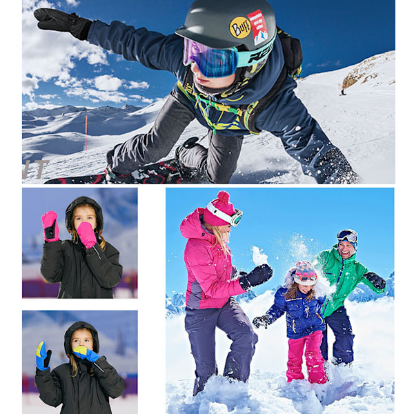 Ski- og Snehandsker til Mænd og Kvinder, Isoleret Touchscreen Snemobile Vinterhandsker