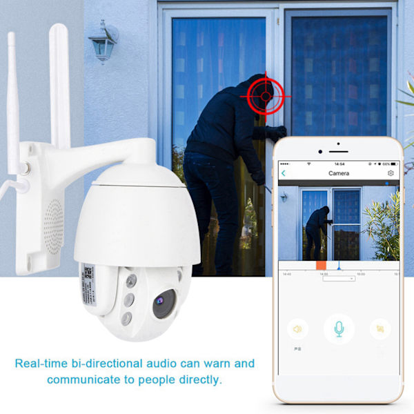 3G/4G 1080P Säkerhetsövervakningskamerasystem CCTV för Hikvsion America Frekvens (AU-kontakt)