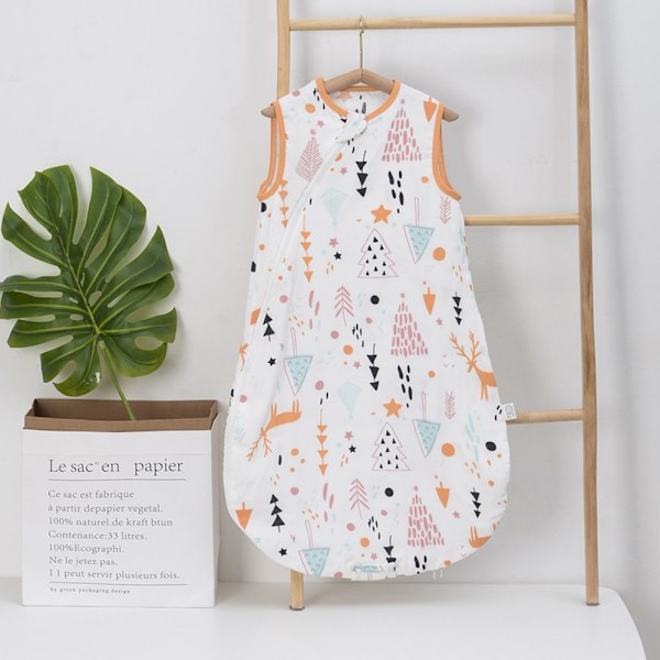 Sleeveless sovepose for baby, tynn sovepose for barn om sommeren