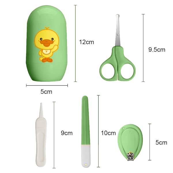 Baby Nagelsats, Manikyr- och Pedikyrset med Söt Form