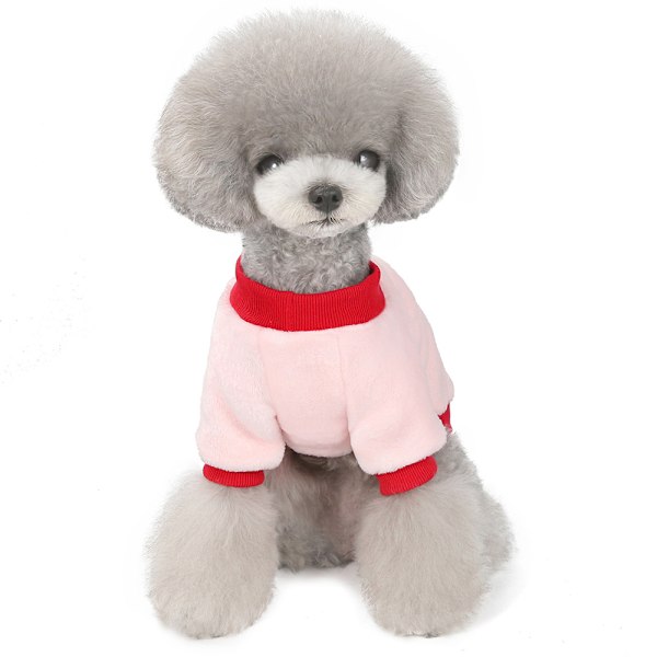 Varmt tøj til kæledyr i efterår og vinter Kæledyrstøj Hund to-benet sweater Kæledyr frugt sweater
