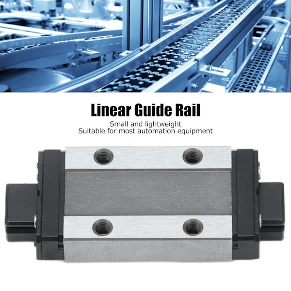 Mini Linjär Rälledare Liten Hög Noggrannhet Stabil Professionell Lätt Robust Hållbar Linjär Glidledare MGN9H