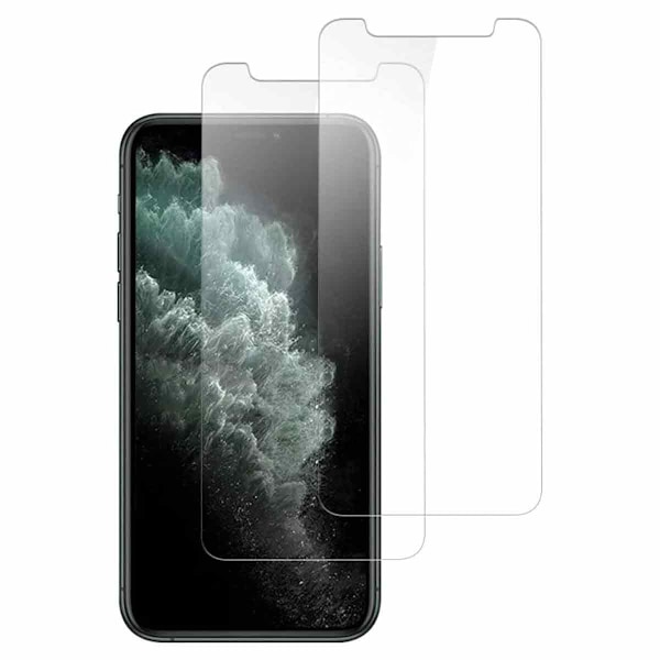 2 förpackningar - iPhone XR - skärmskyddare i härdat glas