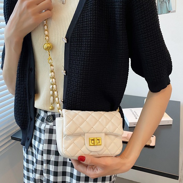 Pieni Naisten Käsilaukku, Retro Klassinen Tote-Käsilaukku Olkalaukku Clutch-Laukku