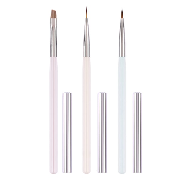 Fototerapi-penna, färgad gradient nagelborste, nagelspetskonstdesignverktyg