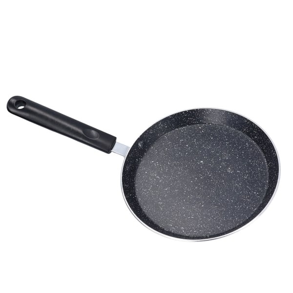 6 tommers stekepanne med flat bunn, pannekakepanne, medisinsk stein, non-stick