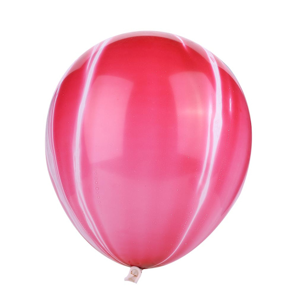 10 stk/sett Agat Latexballonger Dekorasjon for Minnedager Bursdag Forlovelse Bryllup (Rosa)