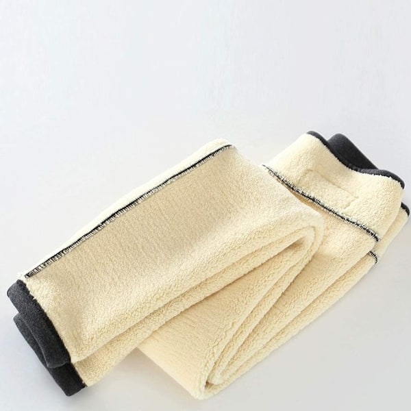 Dambyxor, Normallack Varma Tjocka Sammet Ull Kvinnor Kashmir Byxor Leggings, Dam Thermo Strumpbyxor Leggings med Inre Fleece, Höst Vinter
