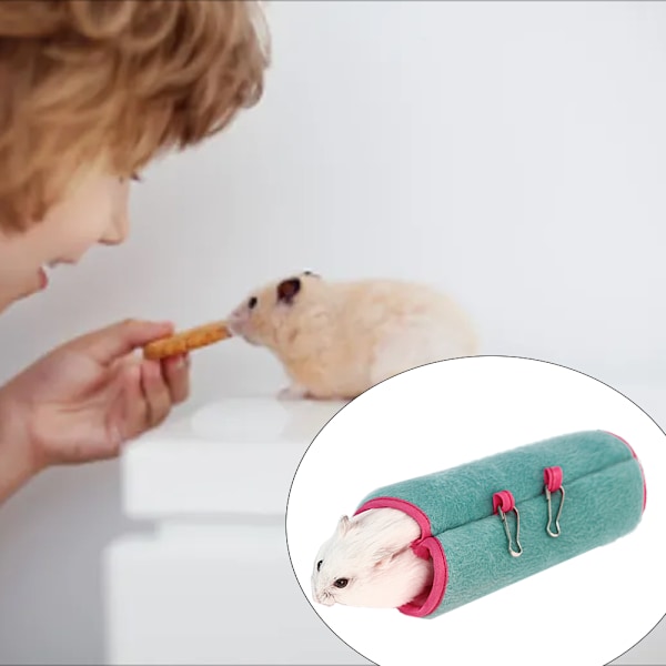 Mini hamster säng sovande bo litet husdjurssäng mini hus bur