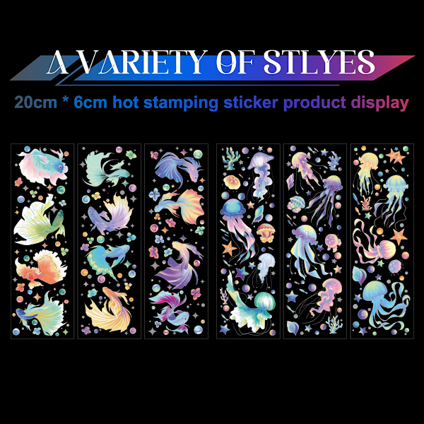 En stereo bronseringsserie stereo laser transparent skateboard bagage laptop klippning