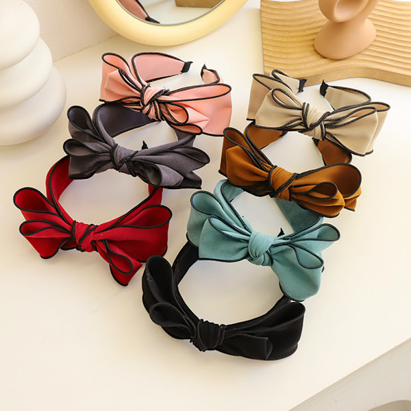 Fashion Headband - Hårtillbehör Stort Slipsat Band