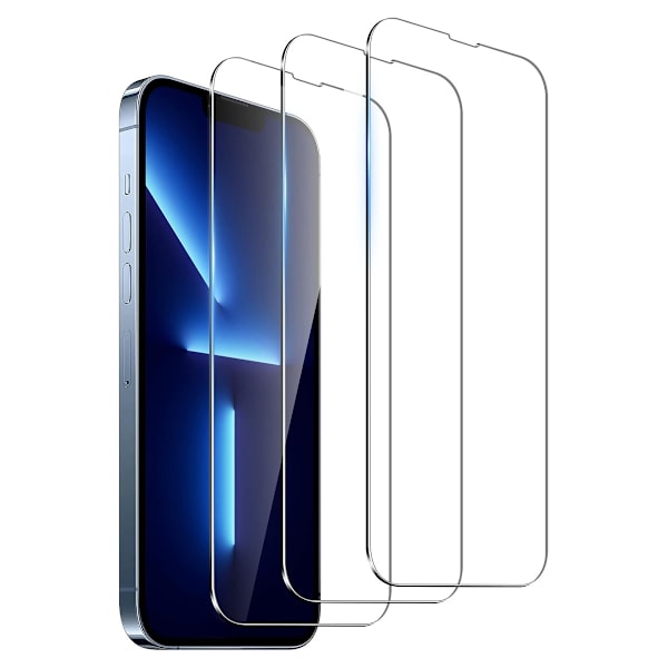 3-delat set för iPhone 13 Pro Max härdat glas skärmskydd