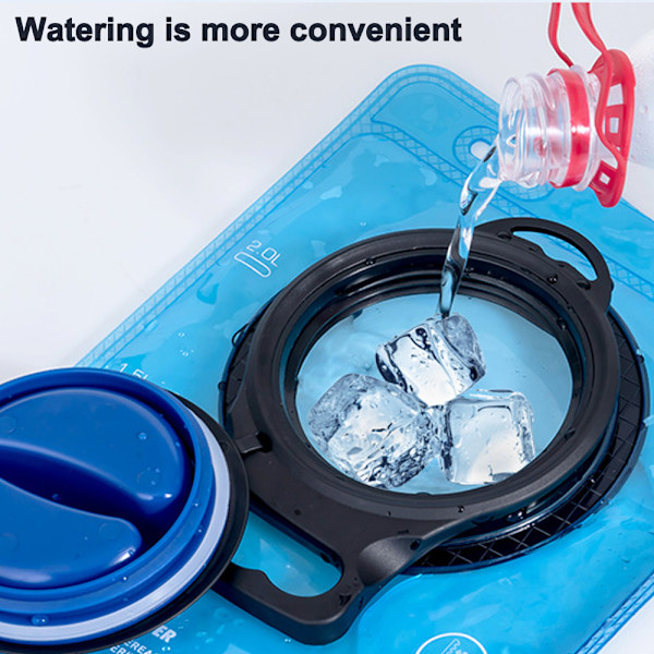 Hydreringsryggsekk med 2L BPA-fri vannbladders, Vannryggsekk for fotturer, sykling, camping, sykling eller løping - Hold væsken kald i opptil 4 timer