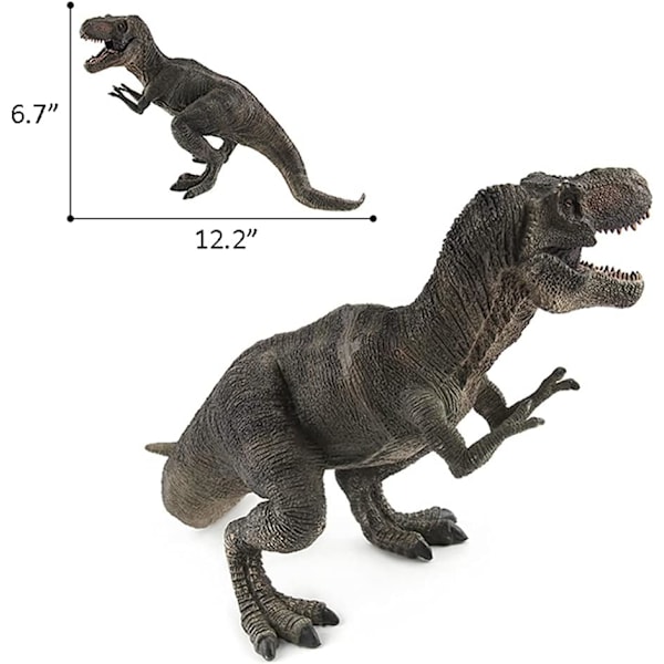 Stor Dinosaurie Leksak Tyrannosaurus Rex 12 tum, Plast Dinosaurie Figur Realistisk Pedagogisk Modell Djurfigur Perfekt för Samlare, Dekoration,