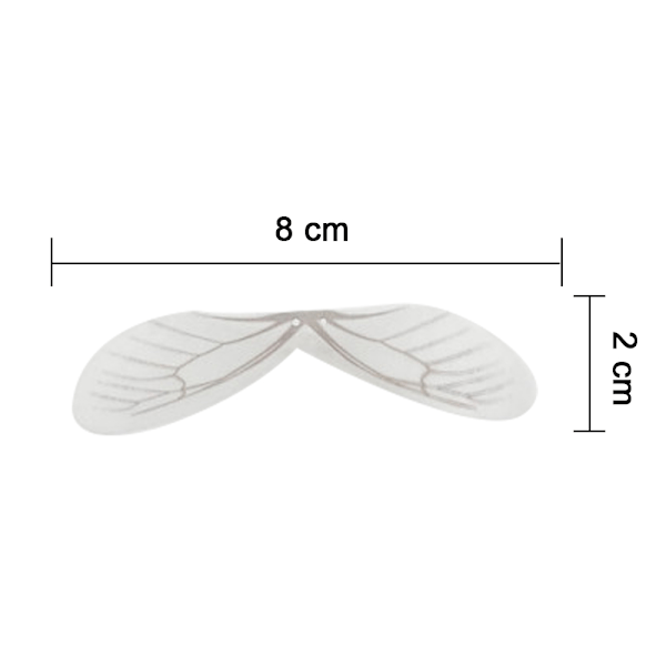 70 par Dragonfly-vinger Charms Kunstige Butterfly-vinger Charms Håndverk Vinger Ørepynt Charms for Kvinner Ørepynt Henger Smykker
