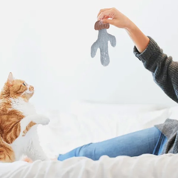 2 st katt leksak Pingvin/blomma/kaktus/katt/mus Katt Hög Nöjes lindrare Catnip bit leksak